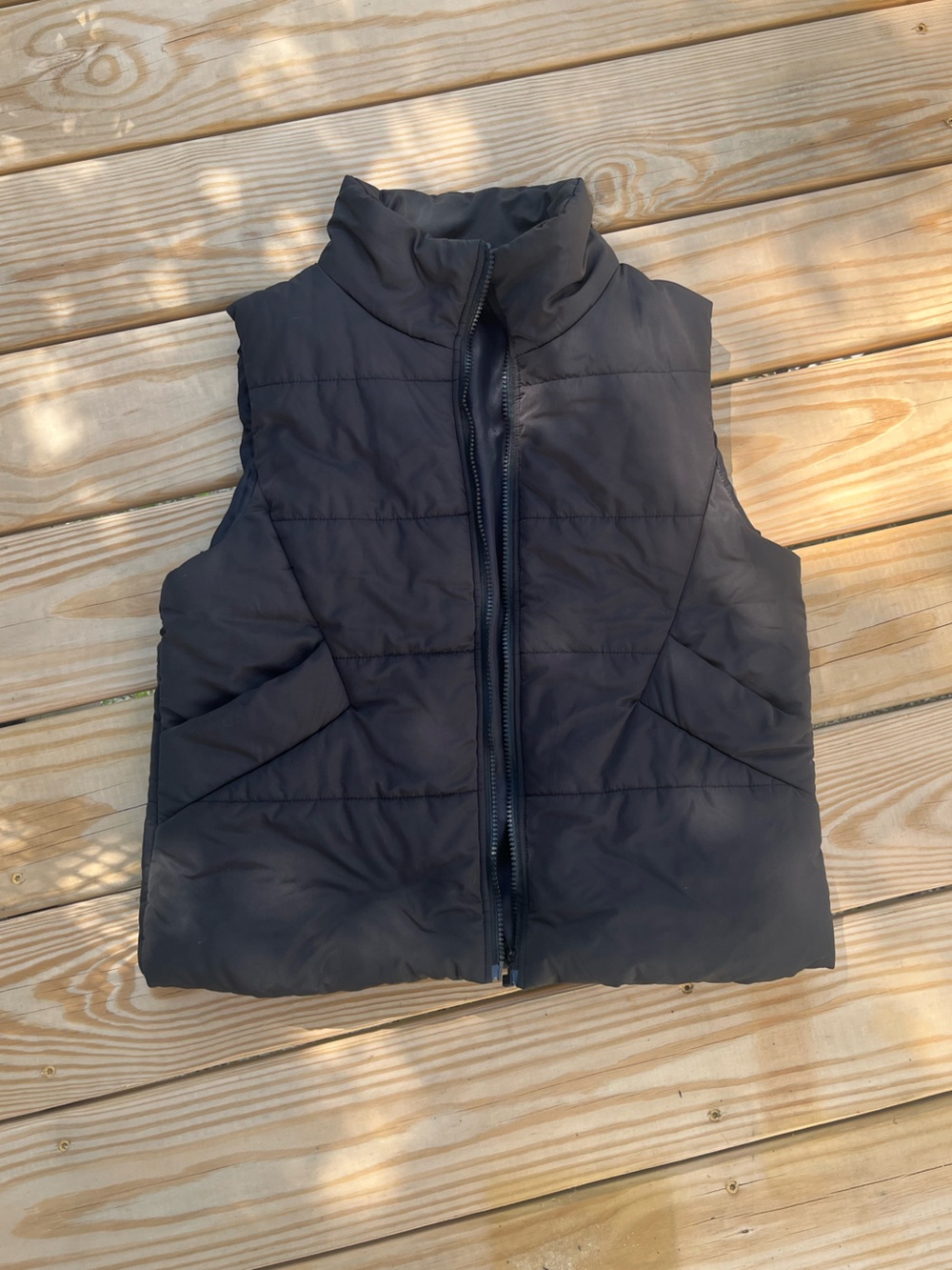 Black Puffer zip up